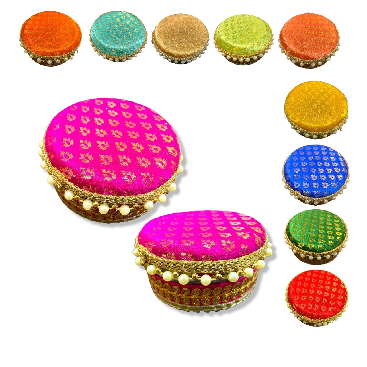 4 Ct Steel Ladoo Box 250 Grams Festival Special Stainless Steel Sweets Gift Box Perfect for Holi Diwali Rakhi Housewarmings Mithaai Desert Box